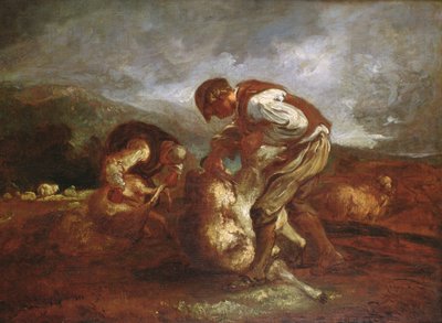 Sheep Shearing by Thomas Barker of Bath